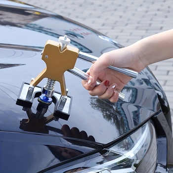 „Temu“ įlenkimų taisymo įrankis automobiliui, kėbulo skardos traukiklis, įlenkimų taisymo įrankių rinkinys