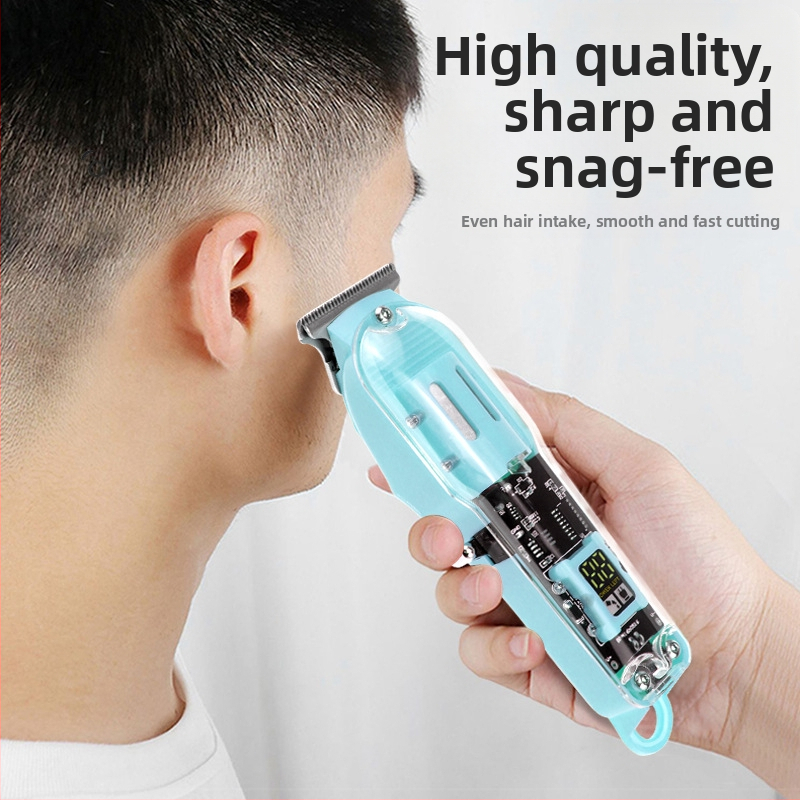 Трансгранична мини професионална прозрачна мъжка маслена глава за дърворезба Mark електрическа машинка за подстригване леко подстригване електрическа машинка за подстригване