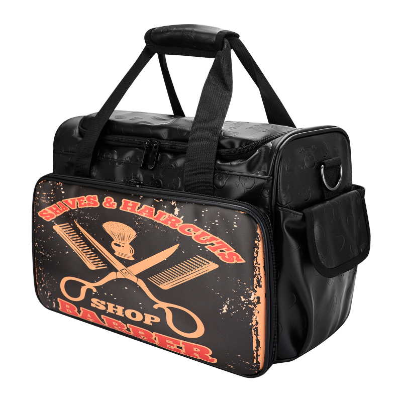 Populiarus tarpvalstybinis nešiojamas įrankių krepšys, žirklių raštu atspausdintas didelės talpos krepšys per petį, daugiafunkcis didelis krepšys kelioniniam makiažo meistrui