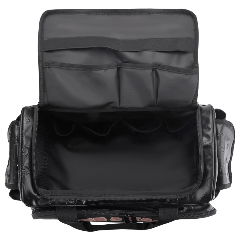 Populiarus tarpvalstybinis nešiojamas įrankių krepšys, žirklių raštu atspausdintas didelės talpos krepšys per petį, daugiafunkcis didelis krepšys kelioniniam makiažo meistrui