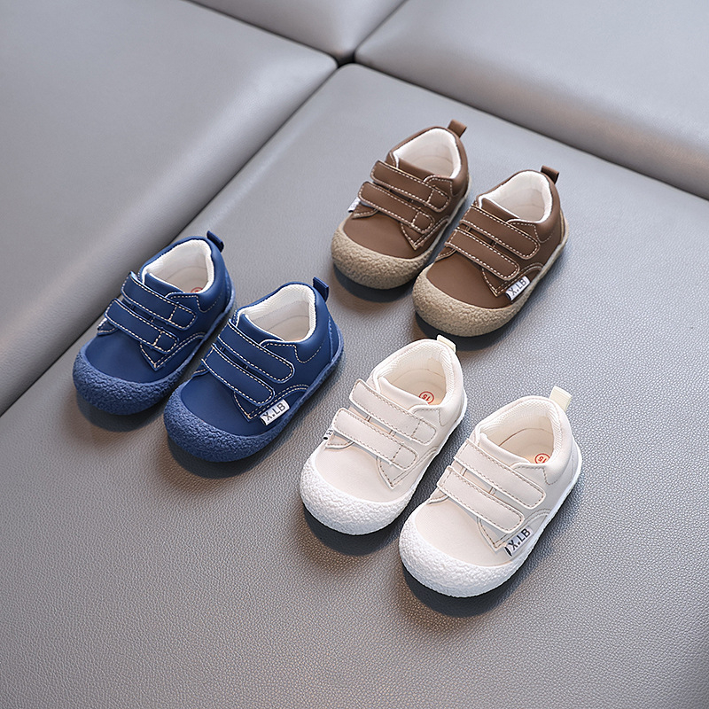 Xiaoliubao 1-2-aastased pehme tallaga beebikingad veekindlad nahast kõõlustega väikelapse kingad kevadel ja sügisel Euroopa ja Ameerika stiilis lihtsad lastekingad