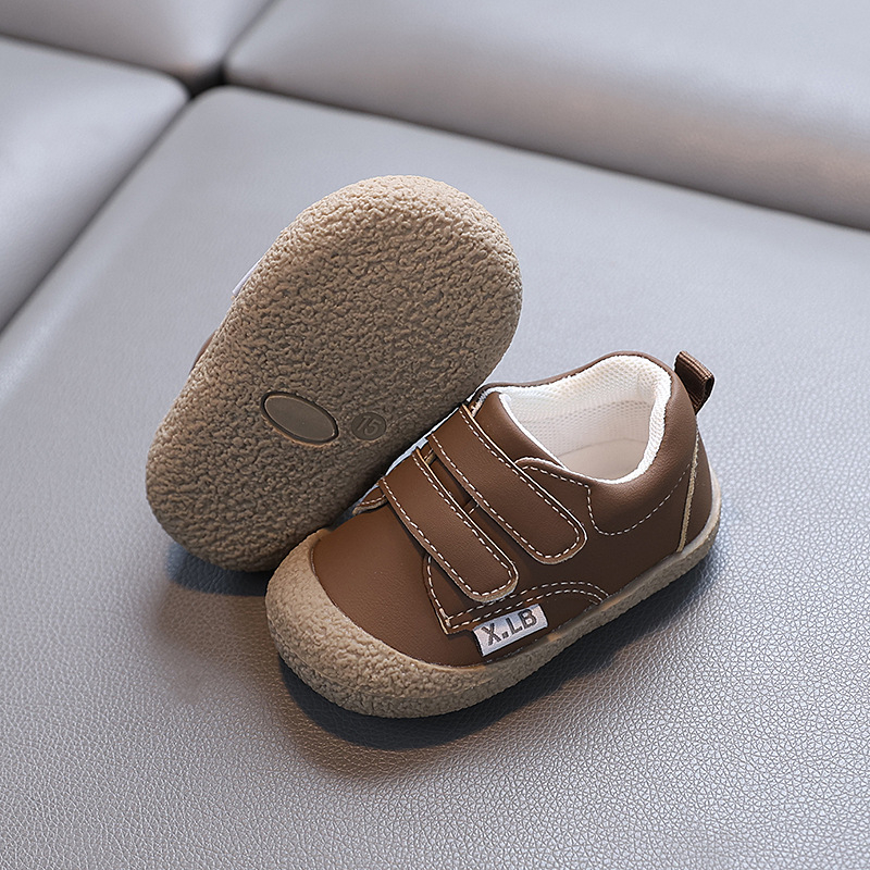 Xiaoliubao 1-2-aastased pehme tallaga beebikingad veekindlad nahast kõõlustega väikelapse kingad kevadel ja sügisel Euroopa ja Ameerika stiilis lihtsad lastekingad