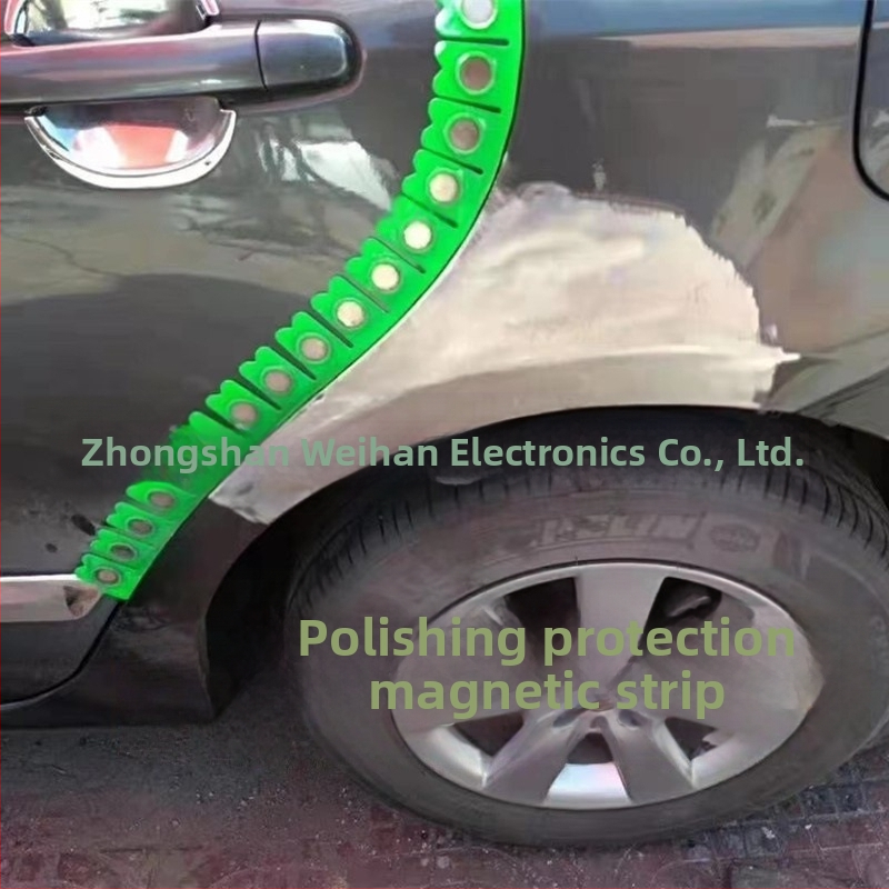 Автомобилна ламарина, полираща защитна магнитна лента, атомно сива шпакловка, шлайфане на повърхности, защитна лента за маскиране на ръбове