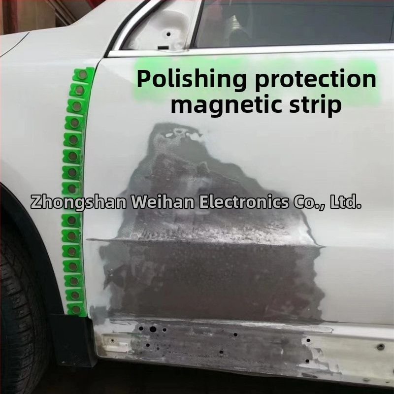 Автомобилна ламарина, полираща защитна магнитна лента, атомно сива шпакловка, шлайфане на повърхности, защитна лента за маскиране на ръбове