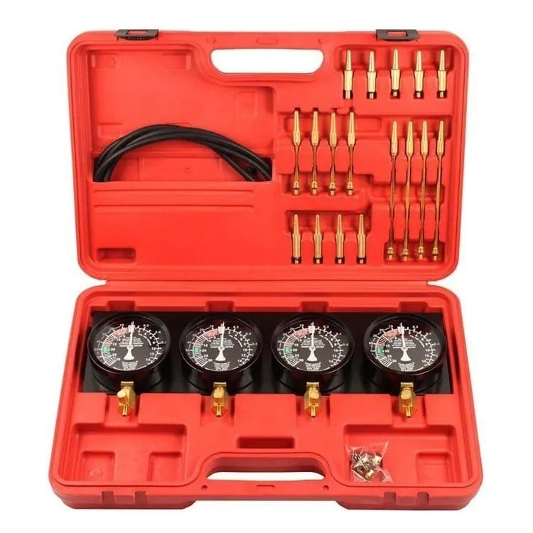 Четирицилиндров балансиращ измервателен уред за мотоциклет, таблица за синхронизация на карбуратора, комплект за откриване на мотоциклет