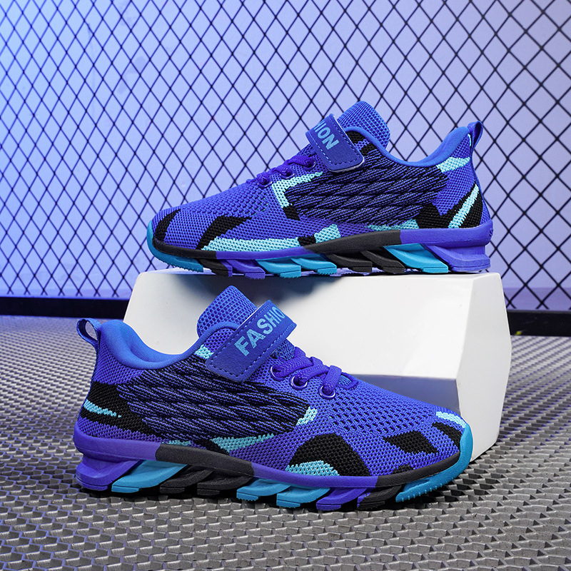 Poiste kamuflaažjalatsid 2025. aasta kevad- ja suvejalatsid keskmisele ja suurele lapsele, hingavad võrgust tüdrukute jalatsid, laste sõjaväejalatsid