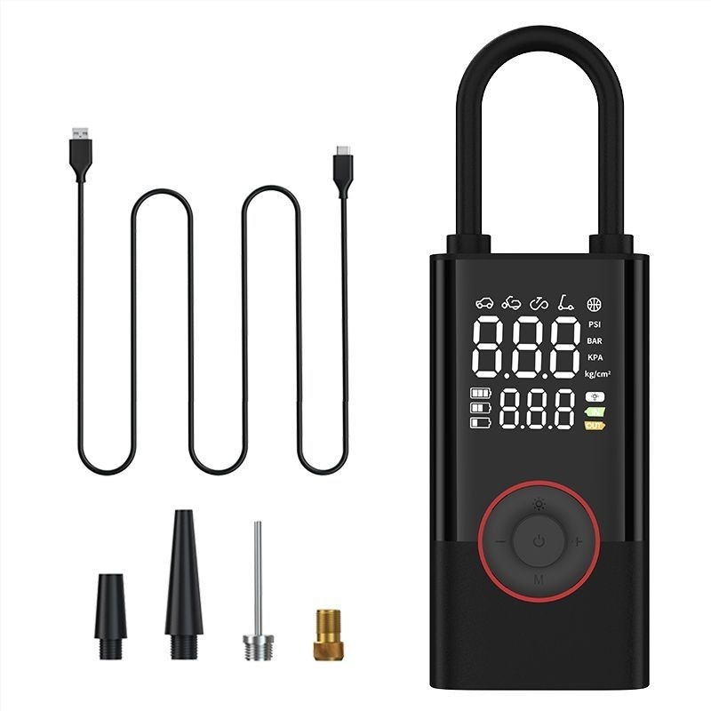 Tarpvalstybinis karšto pardavimo belaidis automobilio oro siurblys, elektrinis išmanusis nešiojamas visureigio automobilio dviračio padangų oro siurblys