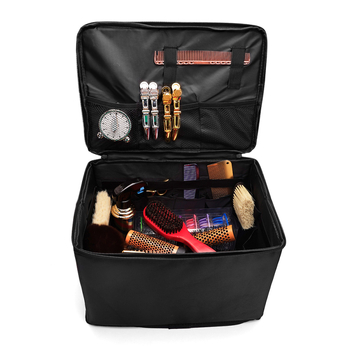 Sulankstomas didelės talpos kirpėjo lagaminas, patvarus kirpėjos laikymo krepšys, nešiojamas makiažo, naminių gyvūnėlių grožio laikymo krepšys