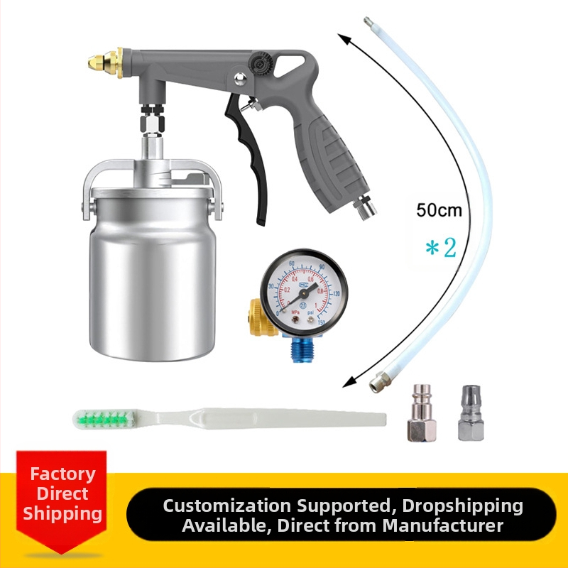 Aliuminio dažų purkštuvas automobiliams, didelio purškimo viršutiniai ir apatiniai bakai, latekso dažų purkštuvas, pneumatinis dažų dengimo purkštuvas