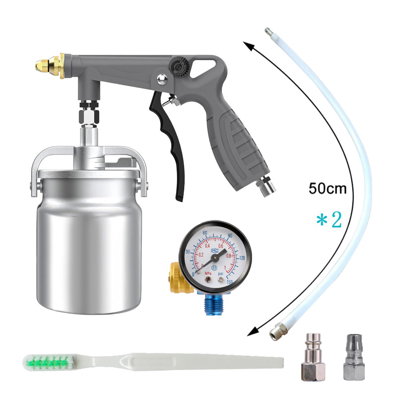 Aliuminio dažų purkštuvas automobiliams, didelio purškimo viršutiniai ir apatiniai bakai, latekso dažų purkštuvas, pneumatinis dažų dengimo purkštuvas