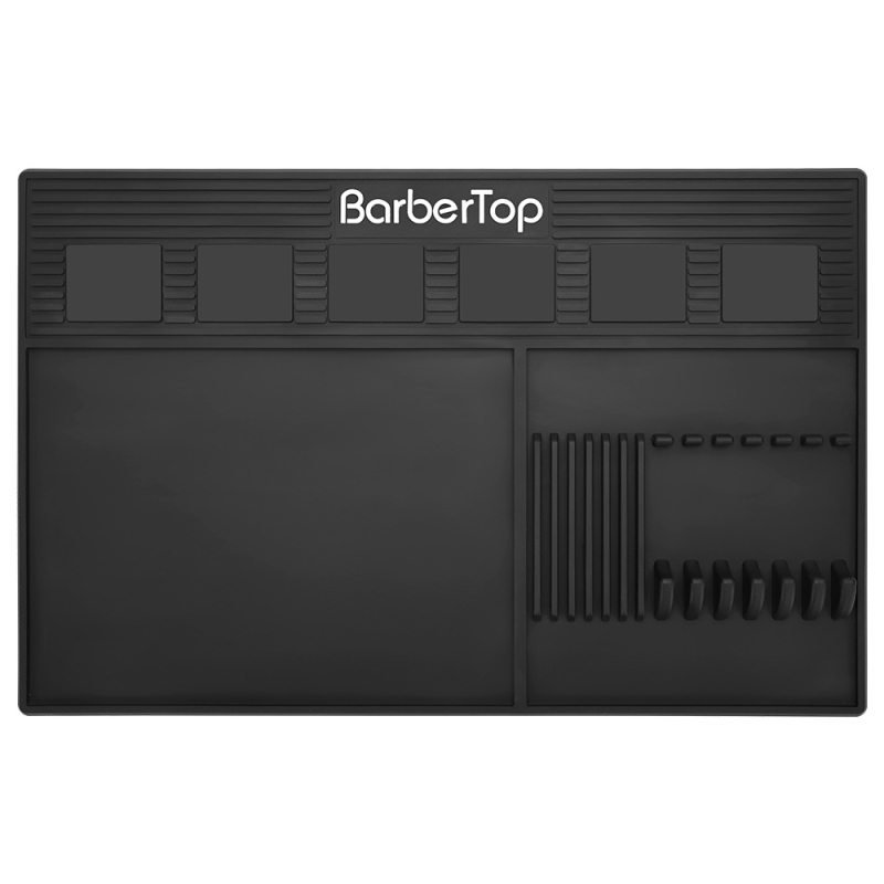 Patobulintas stiprus magnetinis stalinis neslystantis kilimėlis, apsaugantis nuo nudegimų elektrinių kirpimo mašinėlių laikymas ir demonstravimas, daugiafunkcis kirpimo įrankių PVC kirpimo kilimėlis