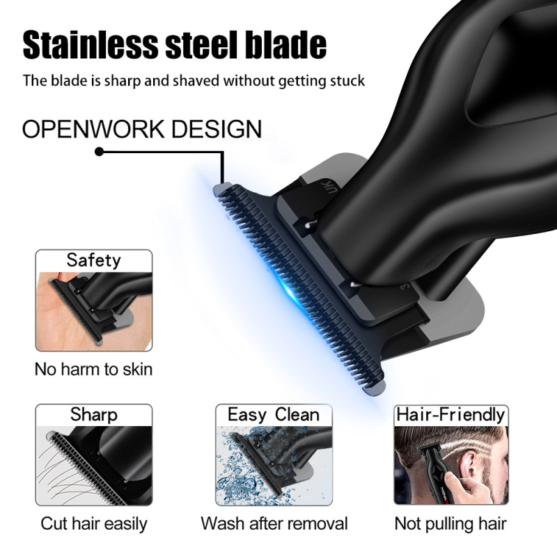 Elektriskais matu griezējs Elektriskais griezējs Populārs universāls grebšanas plikpaurības pārrobežu eļļas griešanas galviņa Pārnēsājama skūšanās galviņa