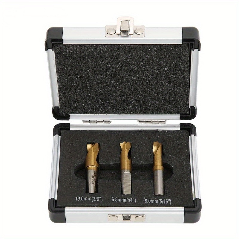 Комплект от 3 части HSS CO кобалтови свредла за точково заваряване, титаниеви свредла за точково заваряване, подходящи за автомобилна обработка на ламарина