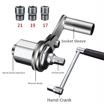 Automobilio darbo taupymo veržliaraktis, padangų išardymas, jėgą didinantis lizdinis veržliaraktis, automobilio varžtų išardymo ir remonto įrankiai, patvarūs ir stiprūs