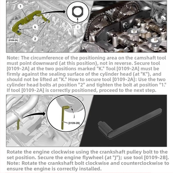 Инструмент за зацепване на двигатели Peugeot 2 008 408 308S Citroen C3C4 1.2T, инструмент за балансиране на валове