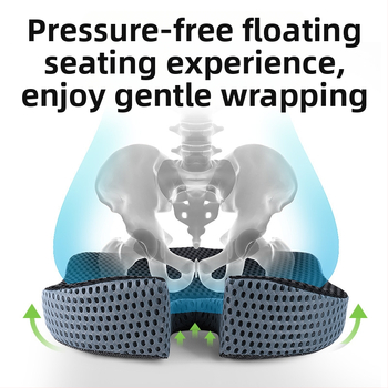 Memory Foam Σύγχρονο Απλό Άνετο Μαύρο Μαξιλάρι Καθίσματος Αυτοκινήτου Γραφείου Καθιστικό Μαξιλάρι Καθίσματος Φοιτητή Αναπνεύσιμο Μαξιλάρι Κλανιάς Χονδρική