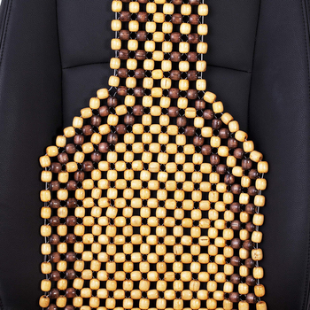 Letná chladiaca podložka do auta, jednodielna letná vetracia priedušná korálka, vankúš do sedadla, letná podložka, univerzálne drevené korálky Four Seasons