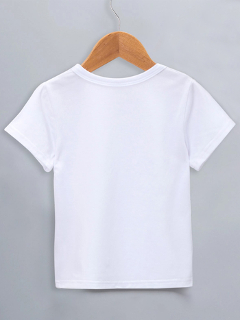 2025 m. vasaros mergaičių marškinėliai „Katės pūtimo kramtomosios gumos raštas“ su kūrybiškais raštais, laisvi ir kasdieniai