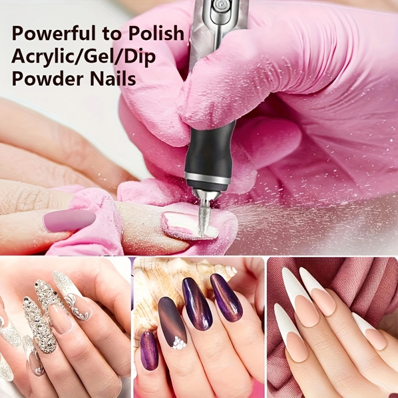 Buitiniai mini šlifavimo ir poliravimo įrankiai, patogus elektrinis nagų poliravimo aparatas, nagų šalinimo aparatas, elektrinis nagų poliravimo aparatas