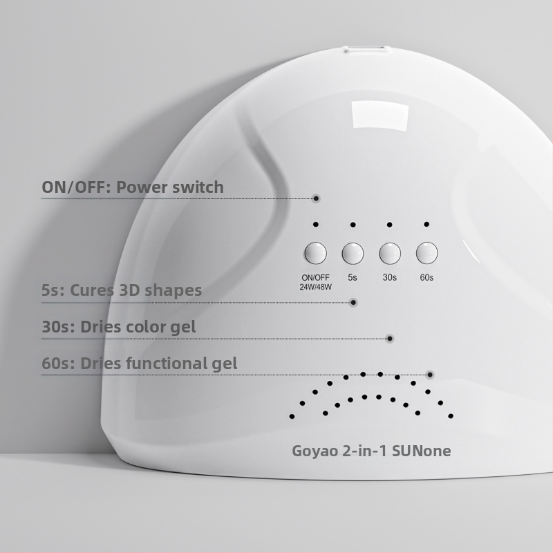 Gaoy Goya LED lampa na nechty, fototerapeutický strojček na nechty pre domácnosť, nástroj na lakovanie nechtov s vysokým výkonom, 5 sekúnd, rýchloschnúca lampa na pečenie, profesionálna
