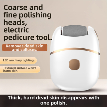 Naujas elektrinis pėdų šlifuoklis, pedikiūro artefaktas, specialus pedikiūro įrankis, pėdų odos šalinimo priemonė, negyvos kulnų odos šlifuoklis