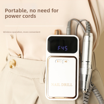 „Crossborder“ nagų poliravimo rinkinys, elektrinis nešiojamas įkraunamas nagų poliravimo prietaisas, skirtas manikiūrininkams, neperkaistantis.