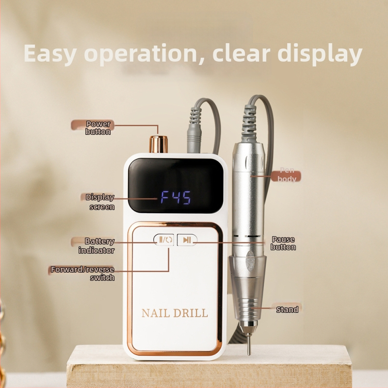 Комплект електрически преносими акумулаторни лакове за нокти CrossBorder, лак за нокти за маникюристи без прегряване