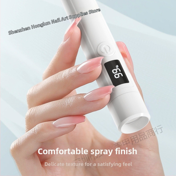 Διασυνοριακό νέο προϊόν με οθόνη αποθήκευσης ενέργειας, φορητό φως νυχιών, φορητό φως θεραπείας νυχιών, κεφαλή σιλικόνης