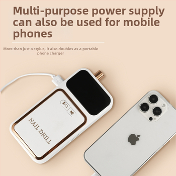 Νέο προϊόν 602 Επαναφορτιζόμενο βερνίκι νυχιών 0-45000 στροφές/λεπτό Φορητό αφαίρεσης μανικιούρ