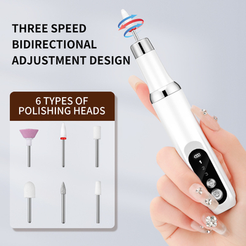 Tiesioginis gamyklinis pardavimas be karšto nagų lako, elektrinis nagų valiklis, manikiūro įrankis, nemokamas nagų lakas