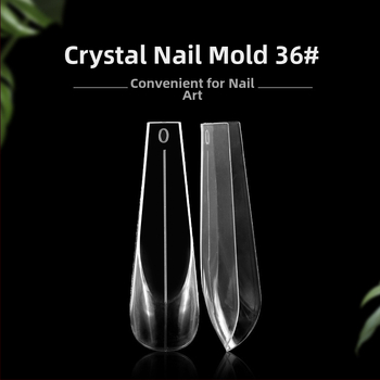 Nagų dailės krištolinis šarvas #36 prailginamasis šarvas greitai fototerapijai, įvairių dydžių dėžutėje su svarstyklėmis