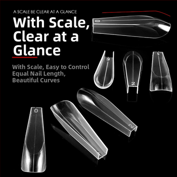 Nagų dailės krištolinis šarvas #36 prailginamasis šarvas greitai fototerapijai, įvairių dydžių dėžutėje su svarstyklėmis