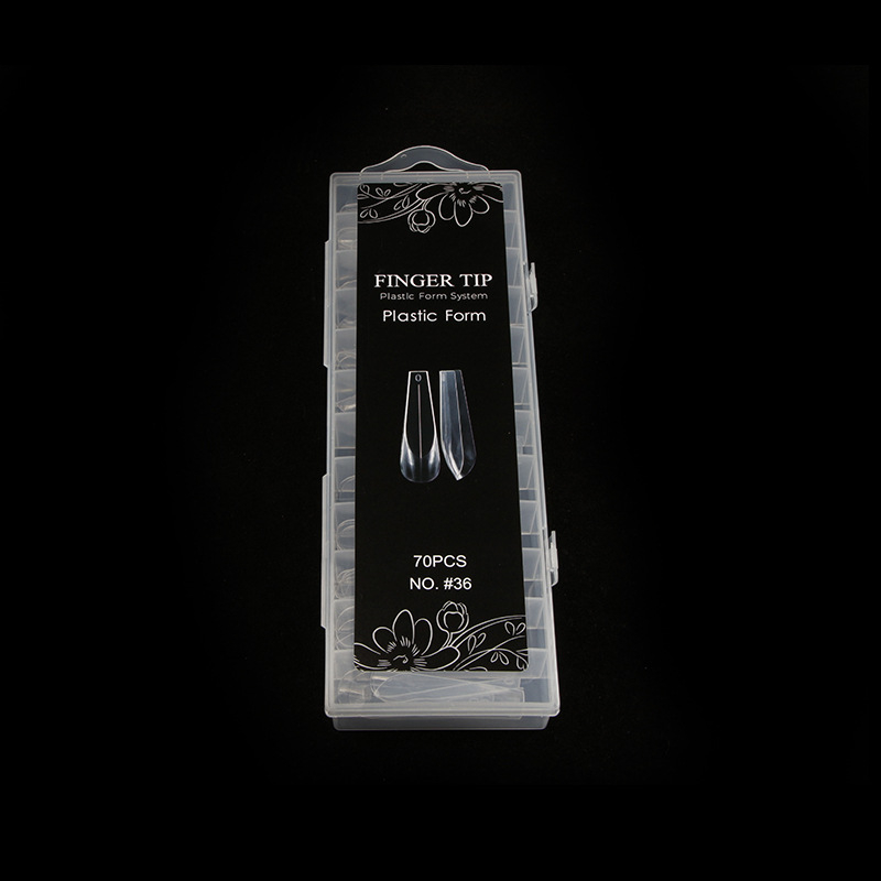 Nagų dailės krištolinis šarvas #36 prailginamasis šarvas greitai fototerapijai, įvairių dydžių dėžutėje su svarstyklėmis