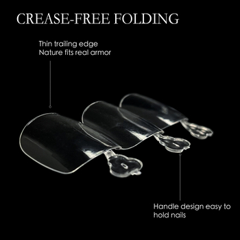 240 τεμάχια σε κουτί, διαφανές, εξαιρετικά λεπτό, επίθεμα νυχιών ποδιών, πλήρης πάστα, ψεύτικα νύχια, κατάστημα νυχιών, ειδική χονδρική