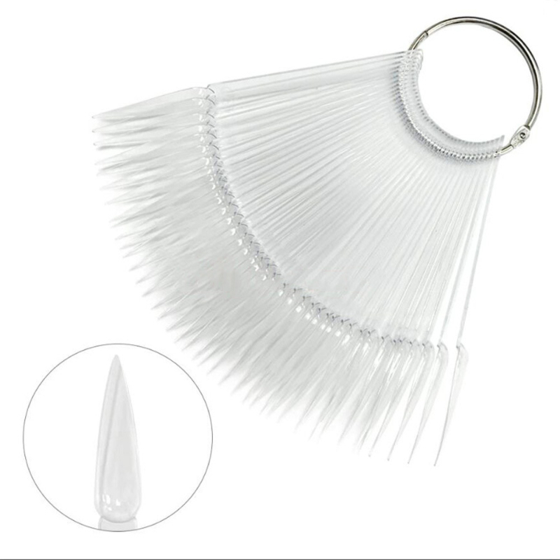 Nagu mākslas krāsu karte, 50 gab., vēdekļveida krāsu karte, nagu eļļas līmes plāksne, krāsu plāksnes prakses krāsu karte