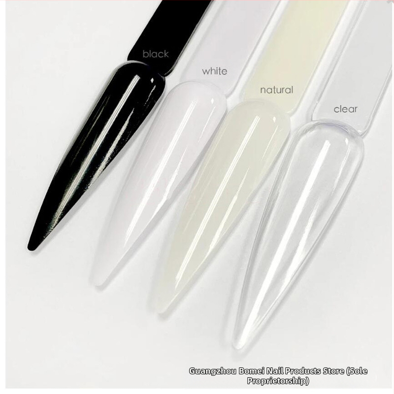 Цветна карта за ноктопластика с трансграничен дизайн, 50 броя, заострена ветрилообразна цветна карта, лепило за нокти, дисплей, цветна карта за практика