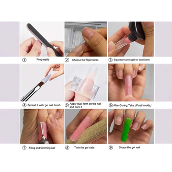 Νέο εξαιρετικά λεπτό εκτεταμένο διαφανές επίθεμα νυχιών μισής κολλητικής ταινίας πλήρους κολλητικής ταινίας σε σχήμα πυραμίδας, επίθεμα Armor Patch