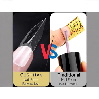 Νέο εξαιρετικά λεπτό εκτεταμένο διαφανές επίθεμα νυχιών μισής κολλητικής ταινίας πλήρους κολλητικής ταινίας σε σχήμα πυραμίδας, επίθεμα Armor Patch