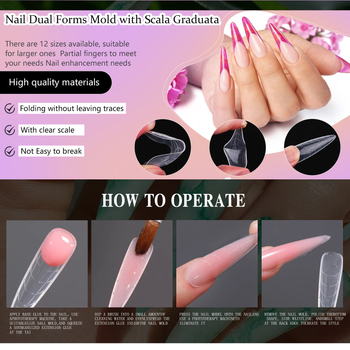Καλούπι νυχιών με κρυστάλλινο χρώμα, εκτεταμένο δίσκο χωρίς χαρτί, γρήγορη φωτοθεραπεία, εκτεταμένο επίθεμα νυχιών, σετ μεμβρανών νυχιών σε διασυνοριακό κουτί, 140 τεμάχια