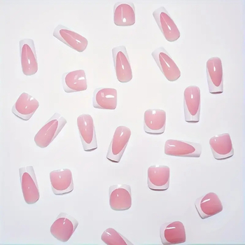 Moderan set bijelih noktiju na nogama i rukama u francuskom stilu za prekograničnu trgovinu, 288 dijelova, popularan prekogranični artikl