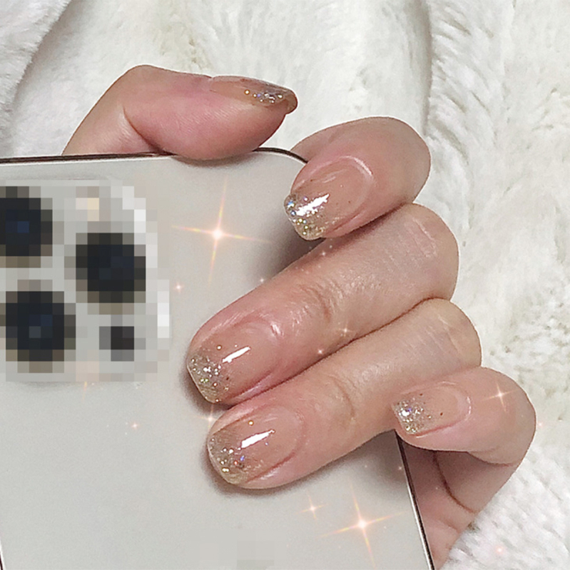 Nagų lopas, apšviestas blizgučiais, milteliais, vėjo nešiojimo šarvai, paprastas nagų gabalėlis, baigti nagai, balta nagų dailė, didmeninė prekyba