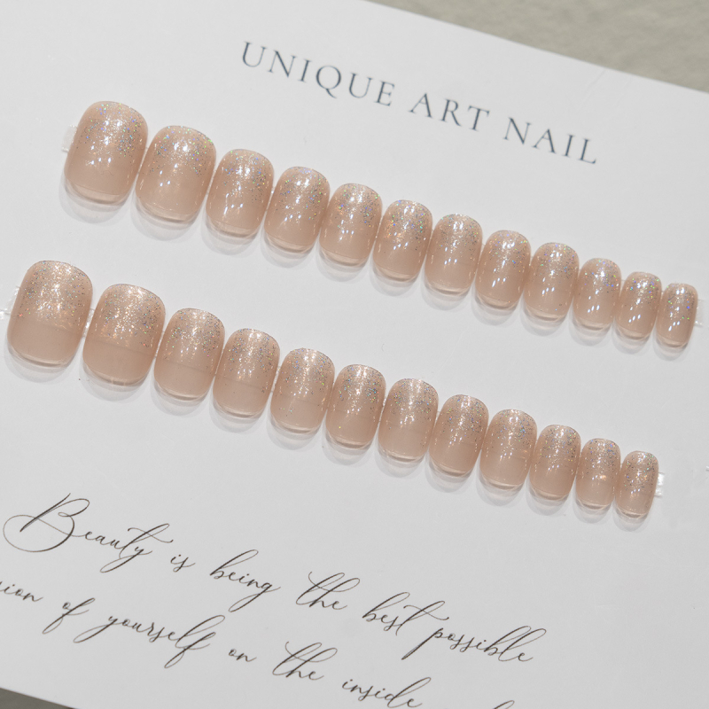 Nagų lopas, apšviestas blizgučiais, milteliais, vėjo nešiojimo šarvai, paprastas nagų gabalėlis, baigti nagai, balta nagų dailė, didmeninė prekyba