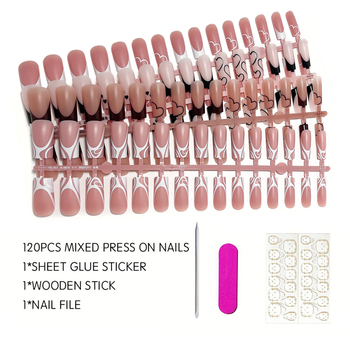 120 4 μικτά παγωμένα νύχια χονδρικής