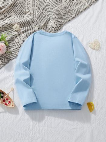 2025 m. naujo rudens mergaitiški megztiniai ilgomis rankovėmis, vaikiški ilgarankoviai marškinėliai, vaikiški ilgarankoviai viršutiniai marškinėliai