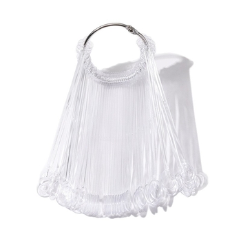 Κάρτα Χρώματος με Κουτάλι για Νύχια, Κουτάλι 50 Χρωμάτων, Οθόνη Εργασίας για Πρακτική Νυχιών, Κάρτα Χρώματος, Χρώμα Καραμέλας, Gel Βερνίκι Νυχιών, Πίνακας Χρώματος