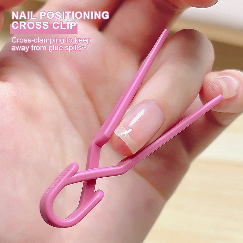 Позициониране на ноктопластика, щипка за оформяне и позициониране, помощен инструмент, торбичка за месо, позициониране на нокти, фототерапия, далеч от преливане на лепило