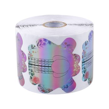 Πολύχρωμο θήκη χαρτιού για νύχια πεταλούδας σκληρυμένο χαρτί θήκη για νύχια κρυστάλλινη υγρή κρυσταλλική σκόνη σε σκόνη εργαλείο επέκτασης χαρτιού εργαλείο θήκης χαρτιού