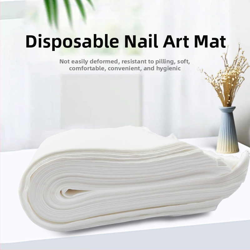 Küünekunsti ühekordselt kasutatav padi Küünekunsti käepadi Padi Kätepadi Riidest rätik Puitmassist paksendatud padjaga rätik Ilurätik