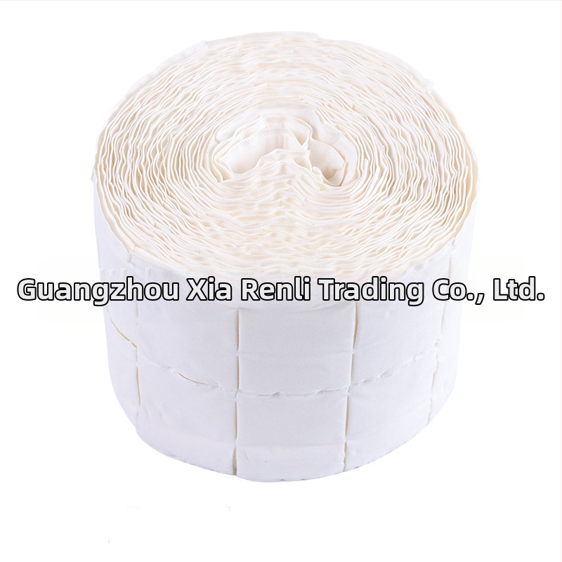 Odstraňovač nechtov z bavlny, odtrhávací uterák na nechty, 500 kusov role, papierové uteráky