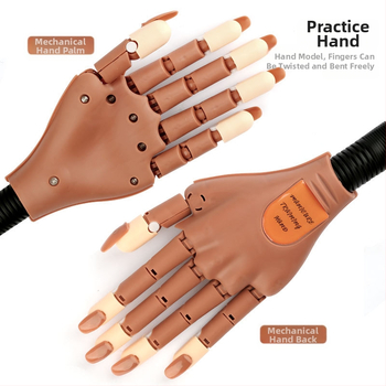 Πρακτική Τέχνης Νυχιών με Προσθετικό Χέρι, Κινητό Προσθετικό Χέρι, Ρομποτικό Χέρι Τέχνης Νυχιών, Εύκαμπτο και Σταθερό Μοντέλο Οθόνης Νυχιών